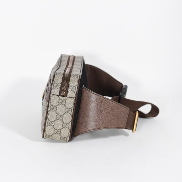 Gucci GG Supreme Ophidia Belt Bag with Adjustable Strap Classic Web Stripe - Picture 3 of 13